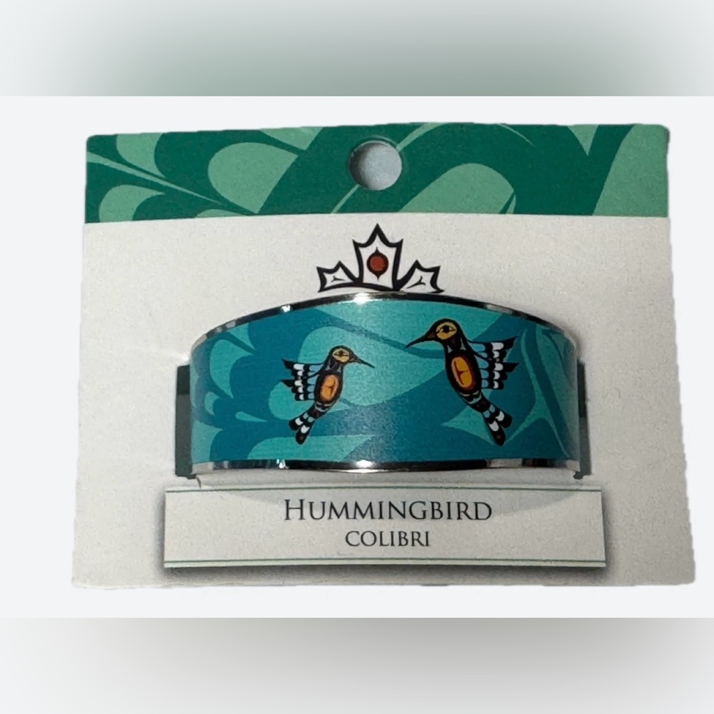 NEW Francis Dick Hummingbird First Nations Cuff Bracelet